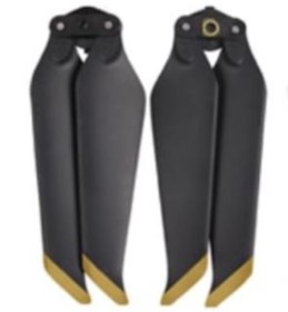 Resim Profisher Djı Mavic 2 Pro Için 8743 Düşük-gürültü Pervane 1*cw 1*ccw Gold 