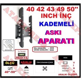 Resim Toshıba Toshiba 50" Inch İnç 127 Ekran Lcd Led Tv Askı Aparatı 