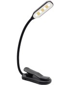 Resim Symbee Kitap Işığı Usb Şarjlı - Dokunmatik Anahtar, 3 Seviye Işık Ayarı, Esnek Işık Tüpü, Gece Işığı Modu, 600mah Dahili Batarya Siyah 