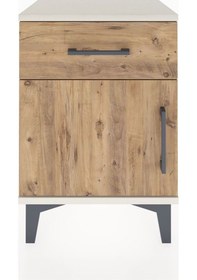 Resim Arges Komodin Tek Raflı Tek Kapaklı 44x30x64 Aytaşı-çam Aytaşı 