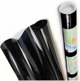Resim Carub Amerikan Çizilmez Süper Koyu Siyah Cam Filmi 75 Cm X 5 Metre + Keçeli Çekme Aparatı 