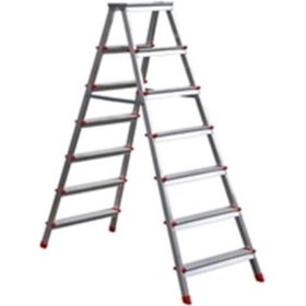 Resim Cömert Alüminyum Çift Çıkışlı 7 Basamaklı Merdiven 