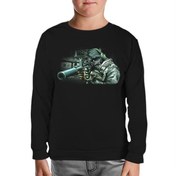 Resim Call of Duty - Ghosts 2 Siyah Çocuk Sweatshirt 