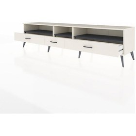 Resim Hyperion Tv Ünitesi 3 Raflı 3 Çekmeceli 220x44x51 Aytaşı-antrasit/aytaşı Antrasıt/aytası - Aytası 