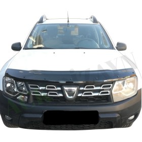 Resim Dacia Duster 2010-2018 Araca Özel Kaput Rüzgarlığı 4mm A+ Pianoblack 