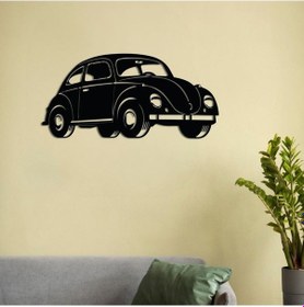 Resim Nostaljik Vosvos Metal Duvar Dekoru 