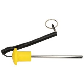 Resim Hombey Fitness Aleti Ağırlık Bloku Sabitleyici: Manyetik Kilitleme, Plastik Kolu, 8mm Çap, 125mm Demir Çubuk, Kayıp Engelleme Askısı 