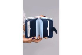 Resim Polo Air Erkek Kol Saati Cüzdan Kemer Kartlık Kombin Set PL-0830E2 Lacivert Set 