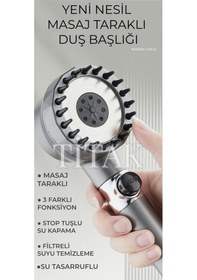 Resim Yeni Nesil Masajlı Duş Başlığı Diğer 