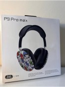 Resim Subzero SW98 P9 Pro Max Desenli Kablosuz 5.0 Mikrofonlu Bluetooth Kulak Üstü Kulaklık 