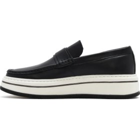 Resim Derimod Erkek Siyah Kalın Tabanlı Deri Casual Loafer 25SFD650118 