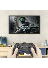 Resim 2.4g Wireless Gamepad Kablosuz Oyun Kolu Pc Ps3 Kol Tv Box Android Tv Telefon/tablet 
