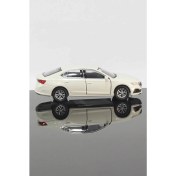 Resim Toyaş Skoda Octavia Model Çek Bırak Araba 11 cm Beyaz 