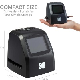 Resim Kodak Mini Dijital Film ve Slayt Tarayıcı - 14 Megapiksel Çözünürlük ve USB Bağlantı Teknolojisi 