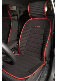 Resim Bumerang Siyah-kırmızı 2li Minder 