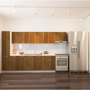 Resim Tdesigno Yasmin Hazır Mutfak Dolabı Kiler Dahil 320cm–ceviz– Tezgah Dahil Değil 