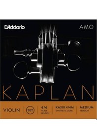 Resim Daddario Ka310 4/4m Medium Kaplan Amo Set Keman Teli 