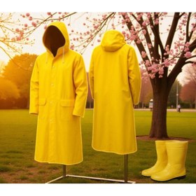 Resim BYTTİCARET BYT Sarı Yağmurluk Çizme Seti 