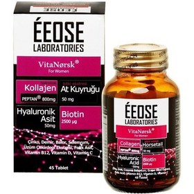 Resim Eeose Collagen & Hyaluronik Asit & Biotin & C Vitamin 45 Tablet 