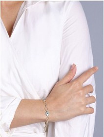 Resim Diamond Line - Gülaylar - Sarı Altın 14 Ayar Nazar Boncuğu Bilekl Standart N11.21800 Sarı Altın 