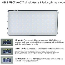 Resim Sanger PRO-S21 RGB Led Video Efekt Işığı 