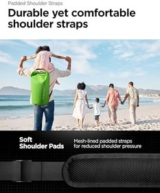 Resim Spigen Aqua Shield WaterProof iPX6 Sertifikalı Su Geçirmez Sırt Çantası 30L Snow Cactus Green A631 - AMP07230 