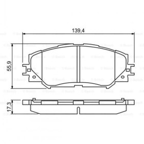 Resim Toyota Corolla Uyumlu 2007-2012 Benzinli Ön Balata Marka 