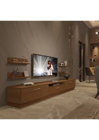 Resim Decoraktiv Trendstyle 270r Slm Tv Ünitesi Tv Sehpası Ceviz 
