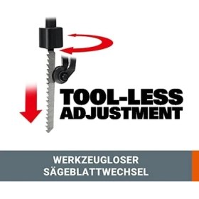 Resim TeknoKapsül WX543.9 20VOLT Profesyonel Dekupaj Testere (Akü Dahil Değildir) 