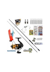Resim Wave Power 244cm 15-40 Gr Shimano Fx4000 Kıyı Spin Olta Takımı Seti 
