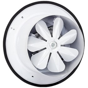 Resim Bahçıvan 20 cm çapında BB 200 1550 D/D 220/230 volt Monofaze Aksiyel Baca Aspiratörü 
