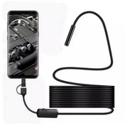 Resim Skygo Endoskop Yılan Video Kamera Led’li 10 Metre 7 Mm Sert Kablo 