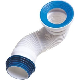 Resim ÖZBEST Beyaz 100 Mm Körüklü Kada Klozet Gider Pis Su Gideri Akardiyon Borusu 