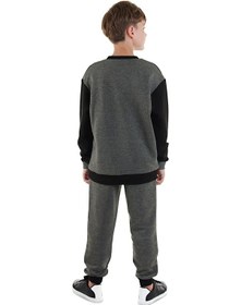 Resim Denokids Wild Oversize Erkek Çocuk Eşofman Takımı - Gri 