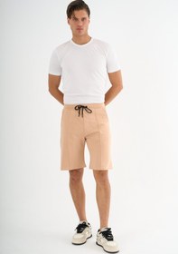 Resim Zane Erkek Comfort Fit Taba Şort & Bermuda - Taba / 2XL 