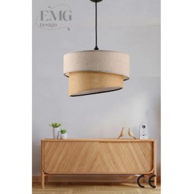 Resim Manolya Modern Kumaş Başlıklı 2 Katlı Yatak Odası Çocuk Odası Salon Mutfak Hol Avize 