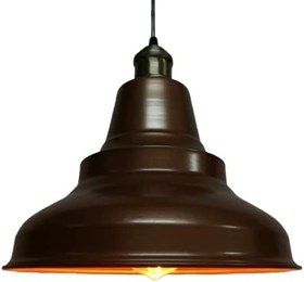 Resim Rsylight Retro Metal Sarkıt Avize Rustik Tekli Sarkıt Mat Bakır Eskitme Duylu Cafe Mutfak Aydınlatma Bakır RT8010370 