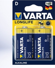 Resim Varta 4120 Longlife Alkalin Büyük Boy D Pil 2'li 