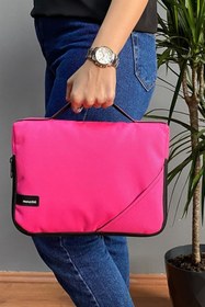 Resim Moserini Ipad 7/8/9. Nesil 10.2' , Ipad Air 4 / Air 5 10.9 Inç Tablet Koruyucu Kılıf Çanta - Fuşya 