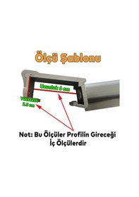 Resim Balkon Çamaşır Kurutma Askısı Alüminyum Küpeşte Askılığı Kurutmalık Bronz Kare 6x2.5 cm Bronz 