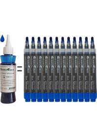 Resim Green Class Mürekkep Seti-Mavi 6X100 600 Ml 
