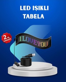 Resim Rgb Renkli Led Ekran Tabela Usb Bağlantılı Ve Kayan Yazı Destekli RGB 