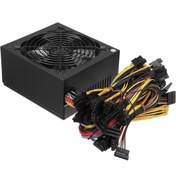 Resim Olko 2000 W POWER SUPPLY 16xPCI-E(6+2Pin), MINING 1x20+4p/8xSata/96+PLATINUM (MK-2000SP) 