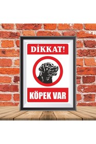Resim Gala Dikkat Köpek Var 2 Adet 