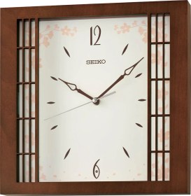 Resim Seiko Clock Qxa848b Duvar Saati Kahverengi 