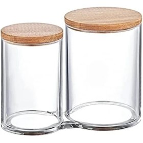 Resim Ahşap Kapaklı Ikiz Pamukluk 