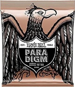 Resim Ernie Ball P02080 Paradigm Ekstra Light Fosfor Bronz 10-50 Akust 