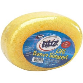 Resim Titiz Lifli Banyo Süngeri Sarı 