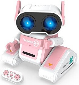 Resim Stemtron RC Şarj Edilebilir Uzaktan Kumandalı Pembe Robot Oyuncak B0CG2V4QTB 