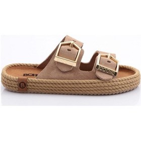 Resim Bohonomad Sydney Kadın Tokalı Terlik SYD12-R0385 Camel 
